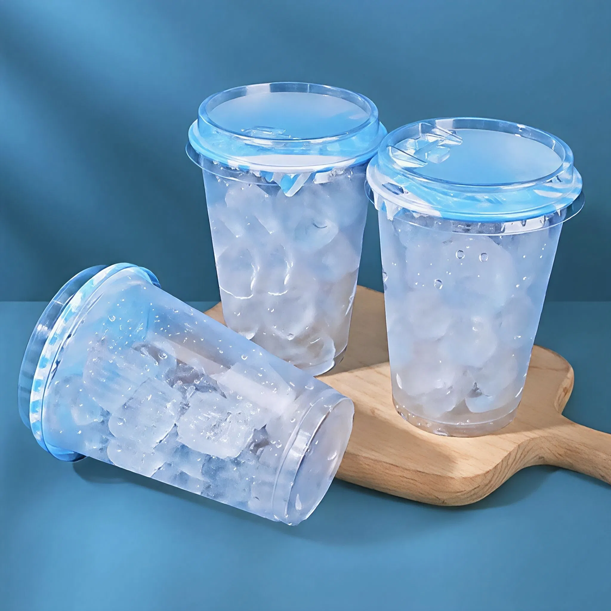 Clear Plastic Pet Ice Cup for Beverage Juice for 711 Convenience Store
