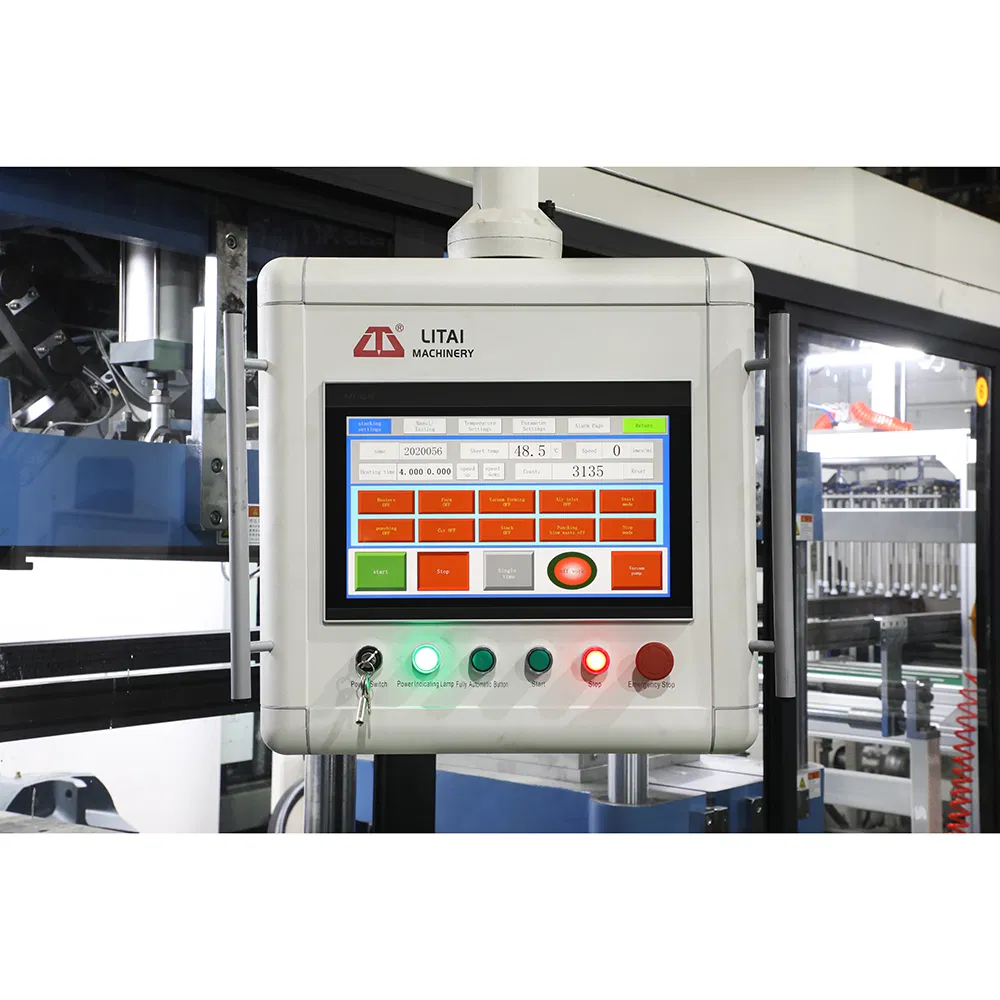 Semi Fully-Automatic 3 Stations Vacuum Thermoforming Machine for Production Plastic Takeaway Boxes