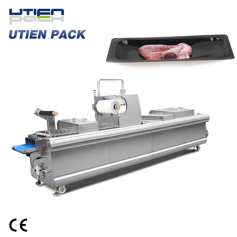 Automatic Thermoforming Vacuum Gas Flush Packing Equipment for Meat