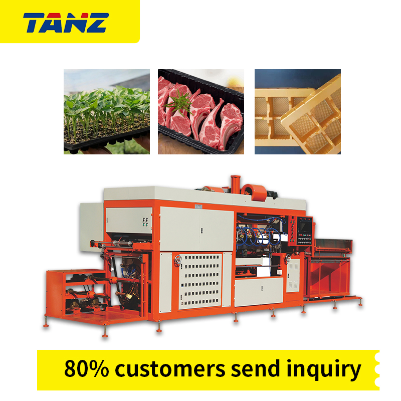 Tz-1220f Semi-Automatic Vacuum Forming Machine Plastic Plate Box Thermoforming Machine