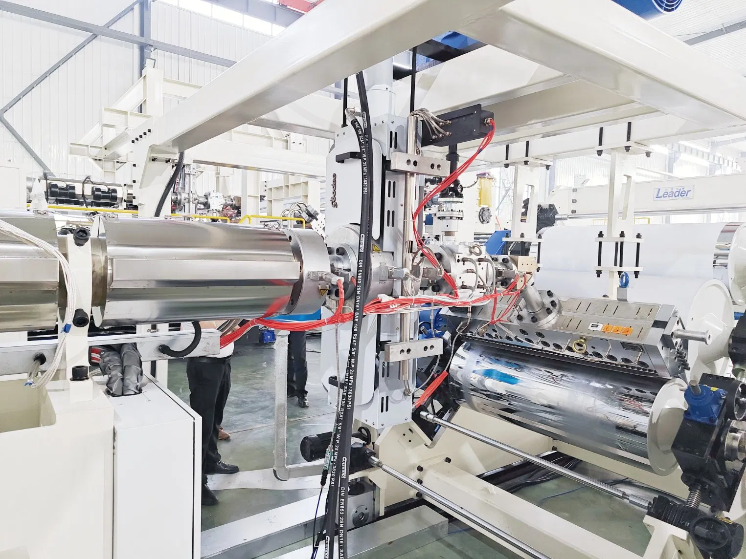 Extrusion Line for The Production of PP &amp; PS Sheet PP/PS Thermoforming Automatic Sheet Extrusion Line