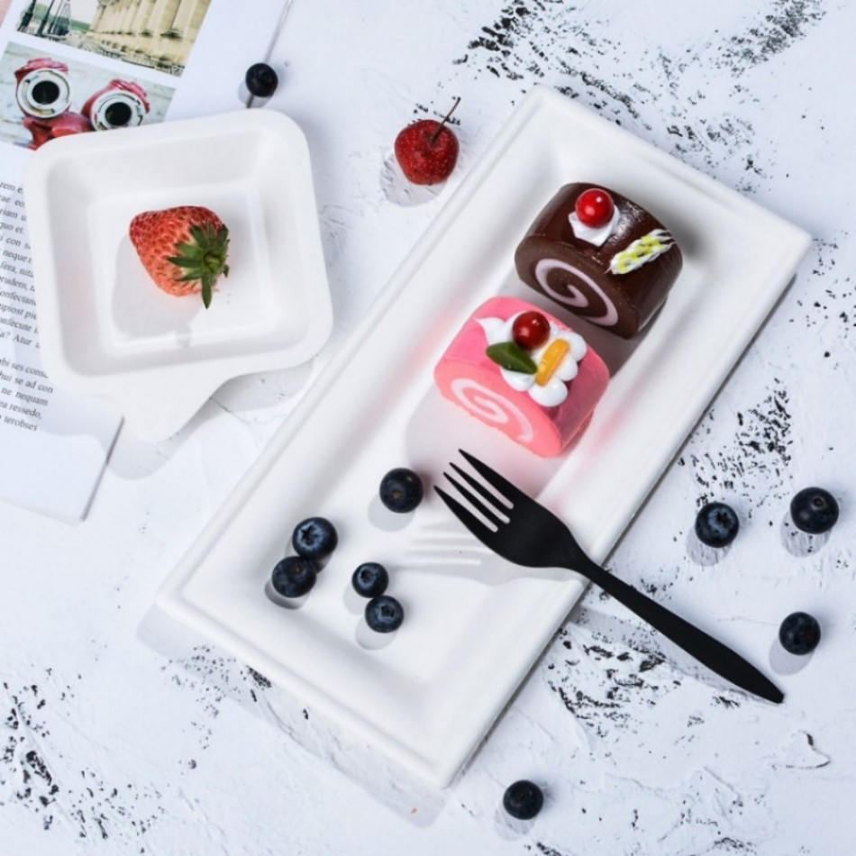 Kraft Paper Salad Box Food Container Round Bowl Dish Tray Soup Cup for Fitness Meal Fruit Vegetable Salad Pasta with OPS Lid