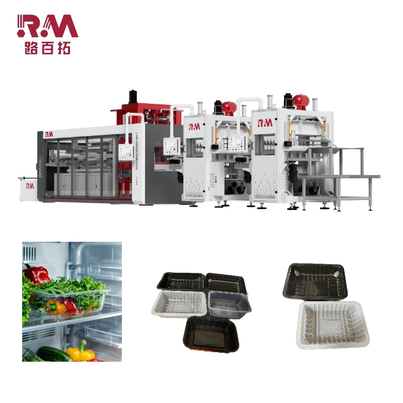 Roll-Fed Large Format Thermoforming Machine for Disposable Plastic Bowls &amp; Flower Pots