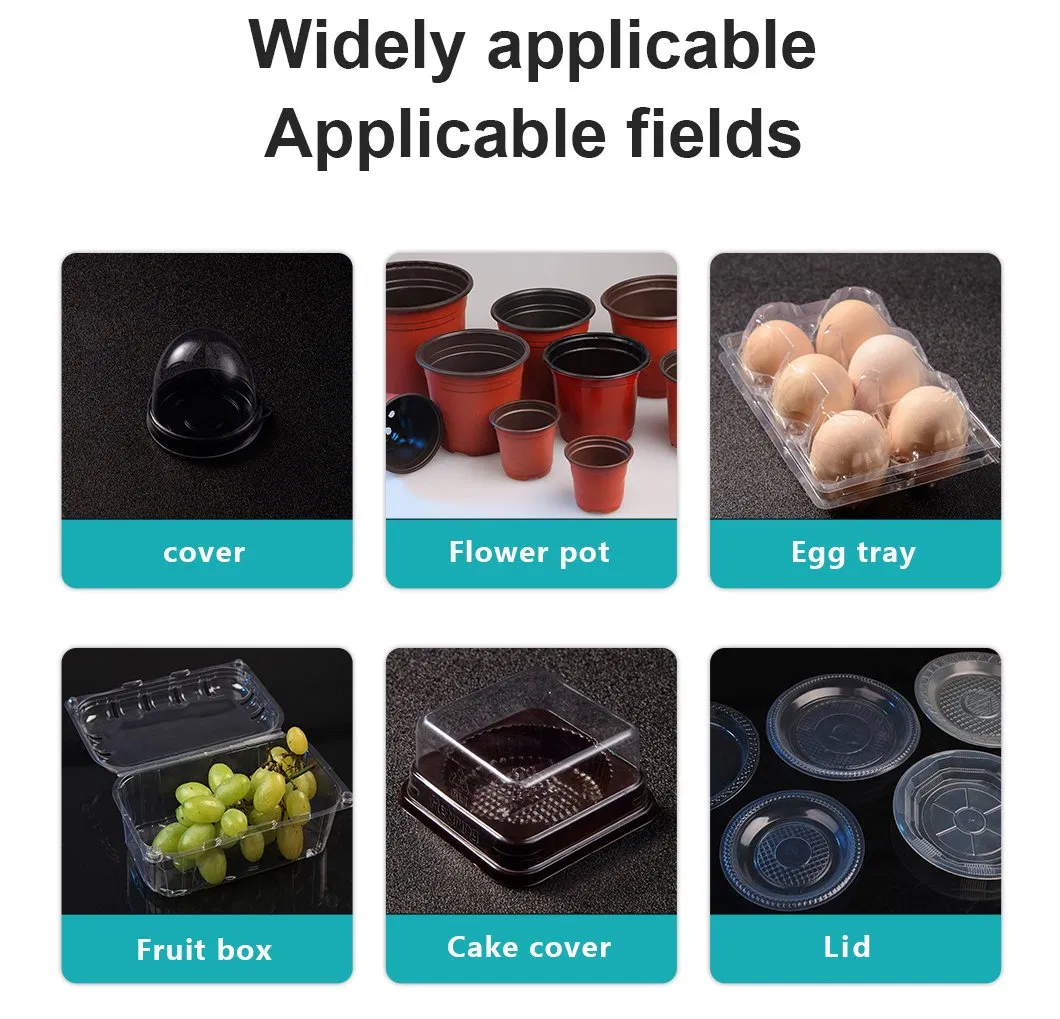 Plastic Packaging Round Lid Clamshell Box Deli Tray Making Machine