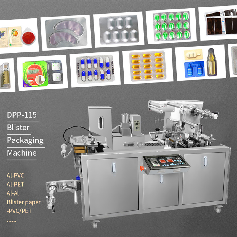 Dpp-115 Butter Honey Liquid Medical Pill Capsule Candy Tablet Blister Packaging Packing Forming Sealing Thermoforming Machine