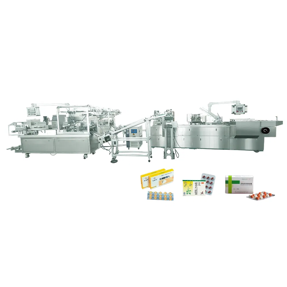 Dpb-Zh Capsule Tablet Softgel Blister Packing Cartoning Packaging Production Line
