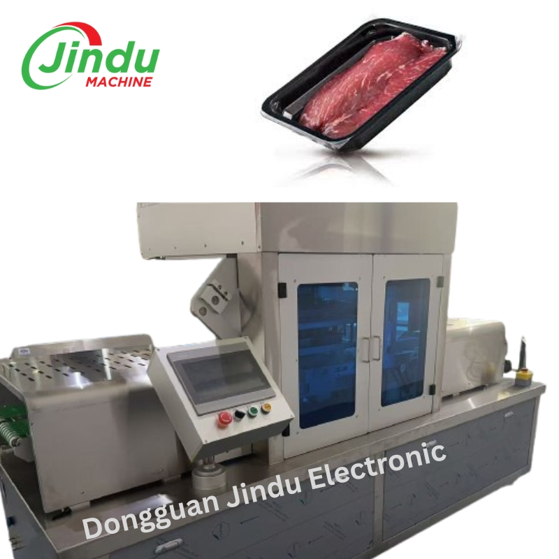 Highly Efficient Fully Automatic Vacuum Thermoforming Modified Atmosphere Packaging Equipment for Meat, Fish, Seafood, Baked Goods, Fruits and Vegetables