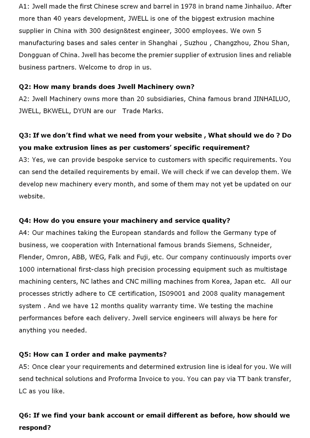 Extrusion Line Detail 6