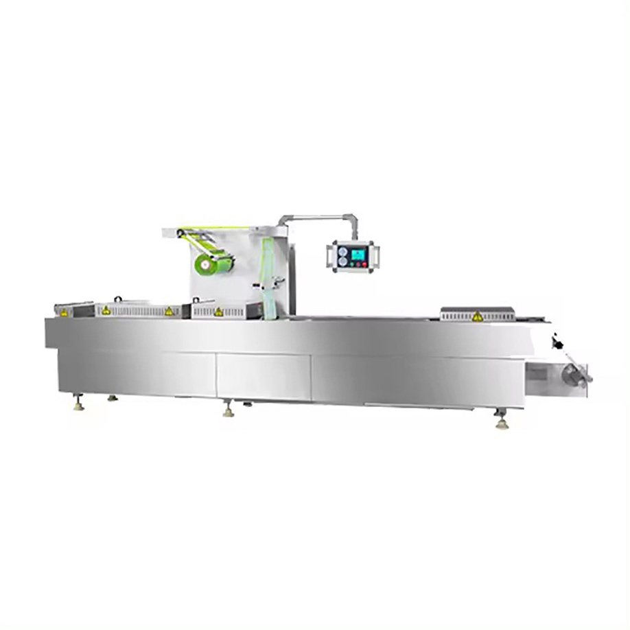 Thermoforming Automatic Map Modified Atmosphere Tray Sealing Packaging Machine Cheese Sandwich