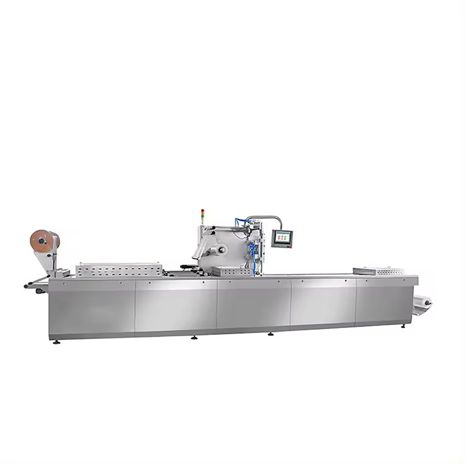 Thermoforming Automatic Map Modified Atmosphere Tray Sealing Packaging Machine Cheese Sandwich