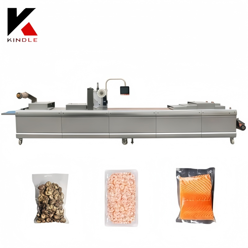 Automatic Stretch Film Vacuum Sealing System for Food Packaging