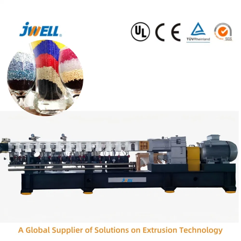 Jwell Plastic Colorant Additives Biomasterbatches Masterbatch MB Master Batch Parallel Twin Screw Compound Compounding Machine