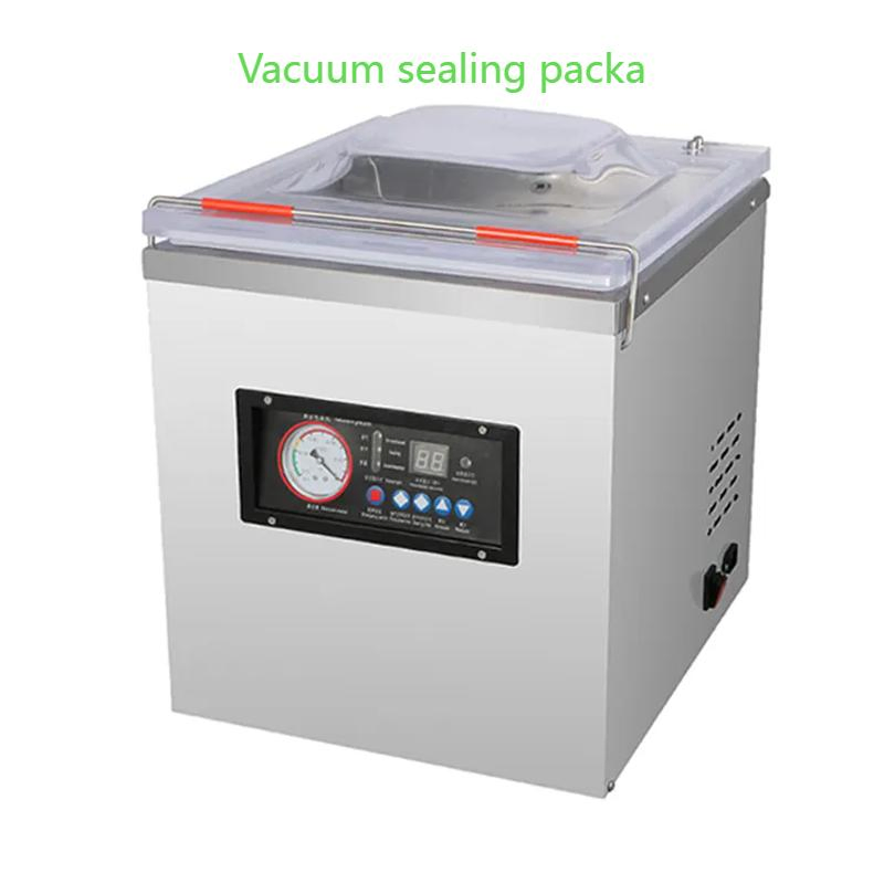 Food Packaging Machine Electric Fresh Food Meat Fish Tray Heat Sealer Packing Cooked Food Plastic Vacuum Tray Sealing Machine