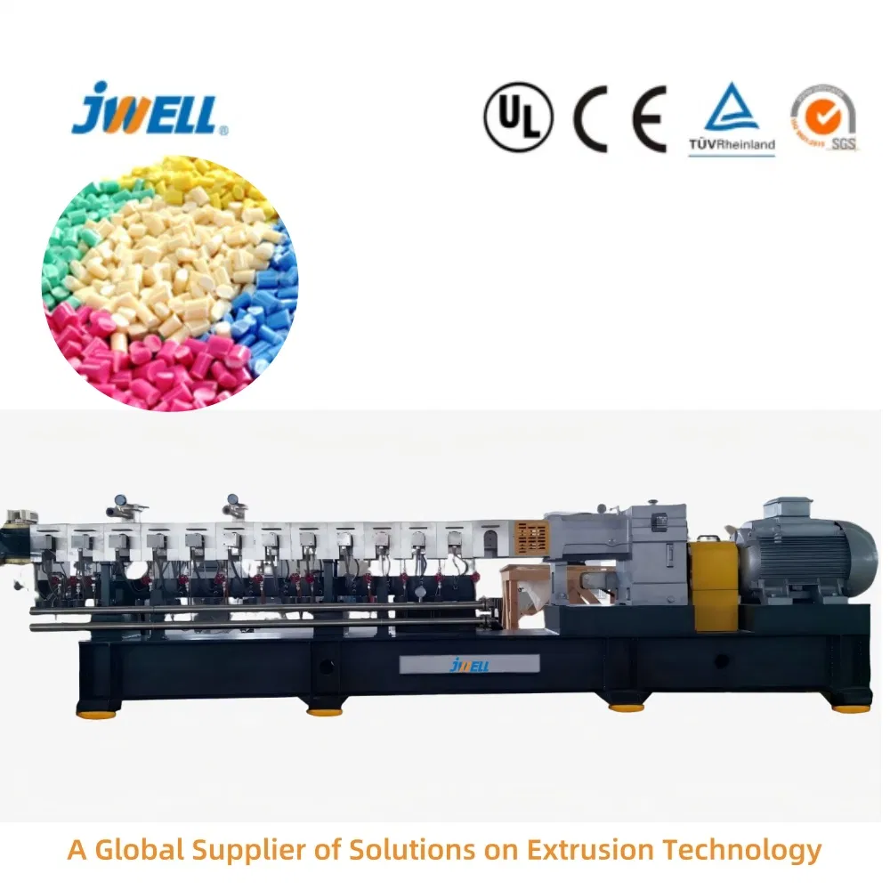Jwell Plastic Colorant Additives Biomasterbatches Masterbatch MB Master Batch Parallel Twin Screw Compound Compounding Machine