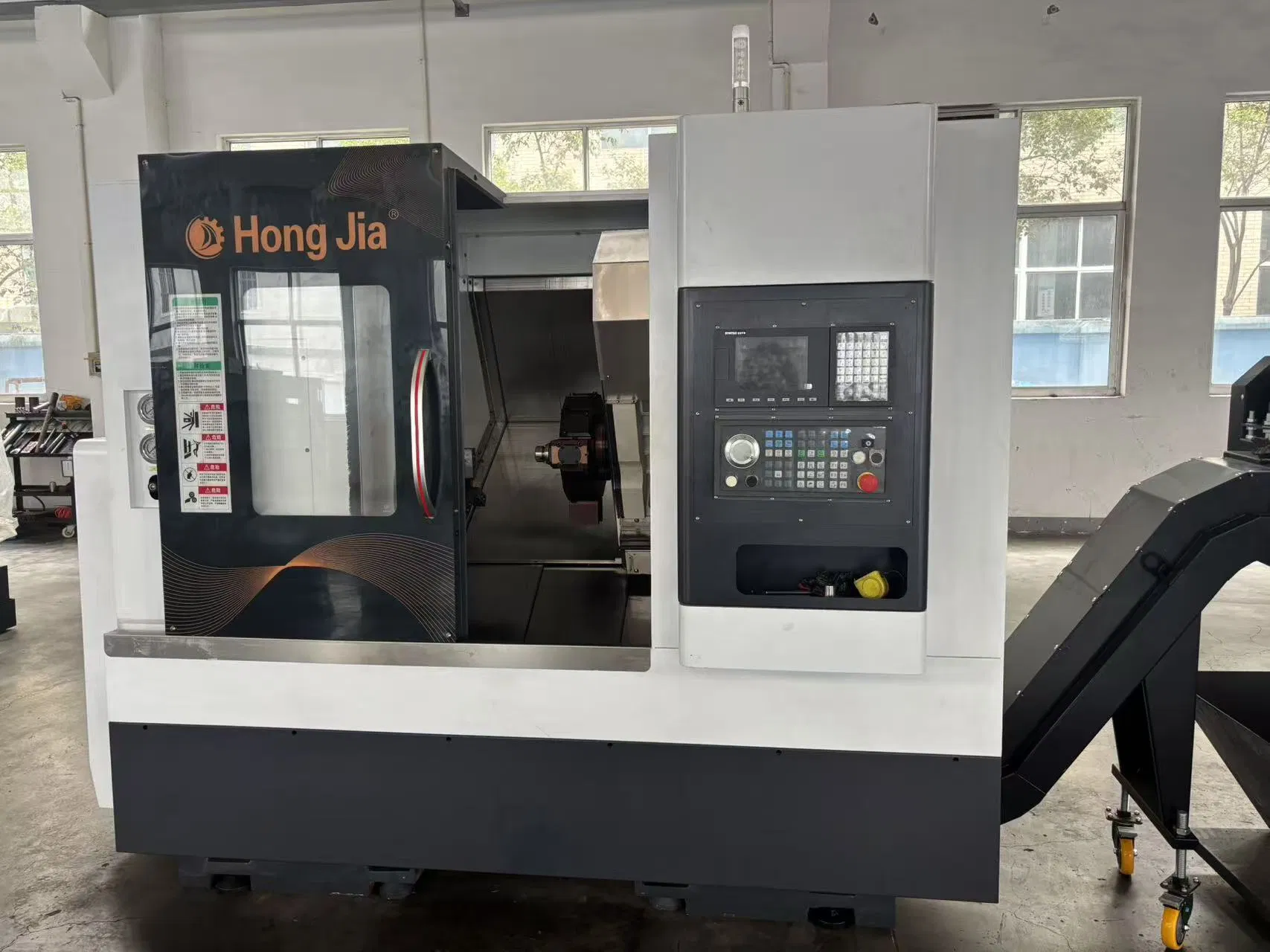 Durable Stainless Steel Valve Processing Lathe Featuring Taiwan Syntec Control System