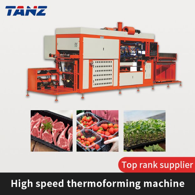 Tz-1220f Semi-Automatic Vacuum Forming Machine Plastic Plate Box Thermoforming Machine