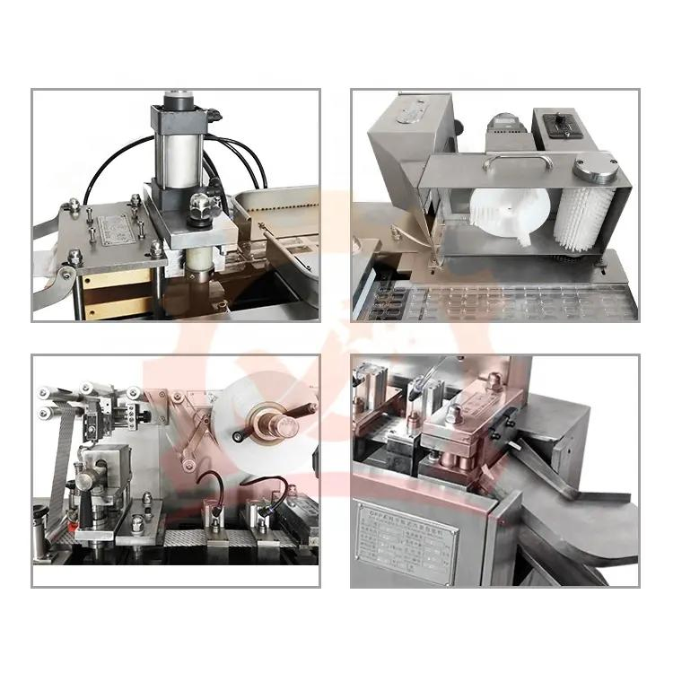 Dpp Thermoforming Automatic Jam Honey Spoon Perfume Liquid Packaging Machine and Tablet Capsule Blister Packing Machine