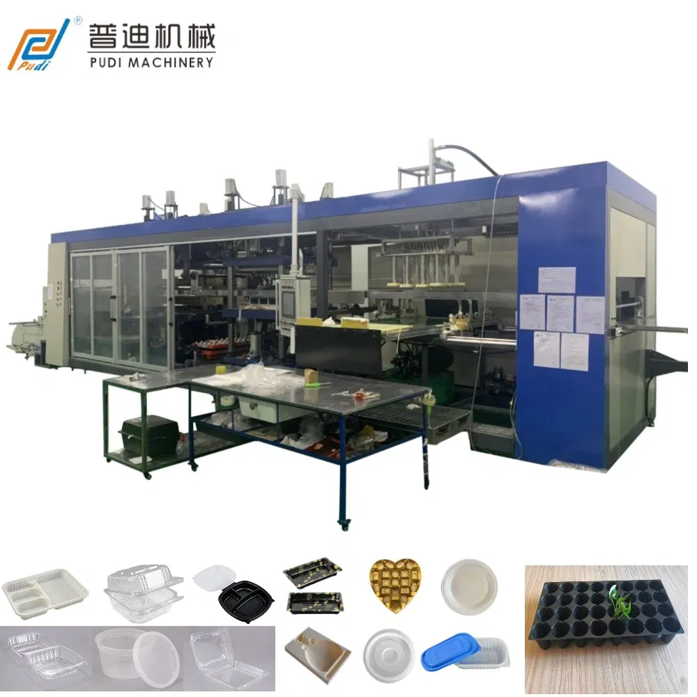 Inexpensive PP PC PVC PE ABS Plastic Food Packaging Boxes Cup Lids Negative Pressure Vacuum Forming Machine