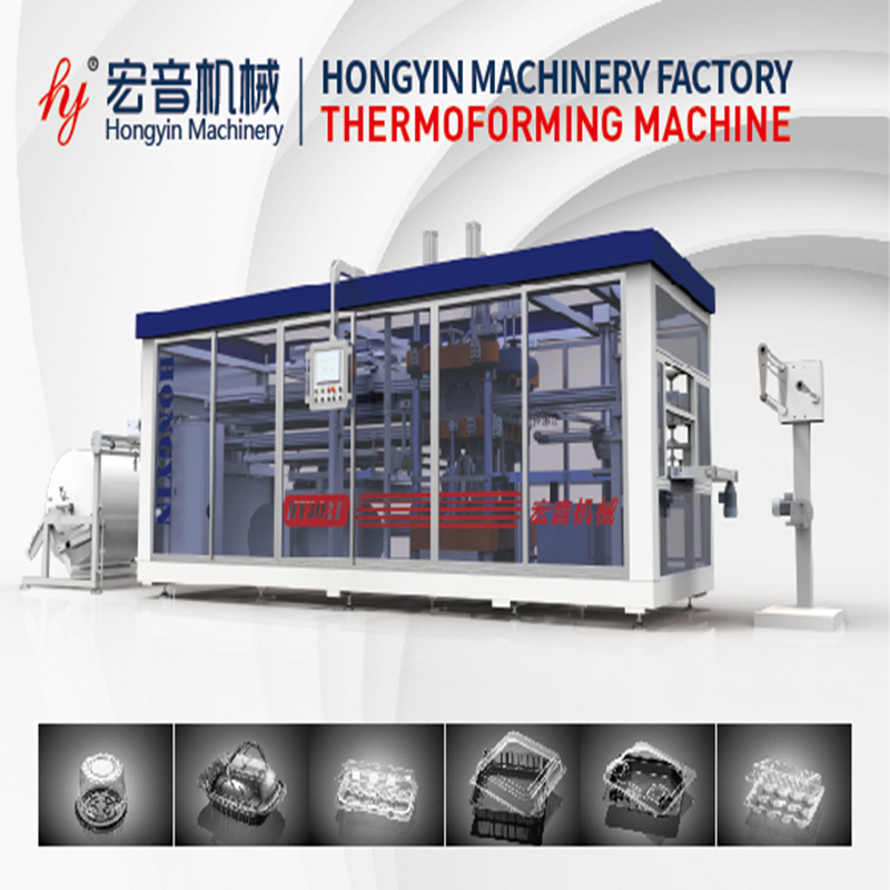Updated Air Pressure Heating Forming Cutting Biscuit Box Vacuum Forming Machine