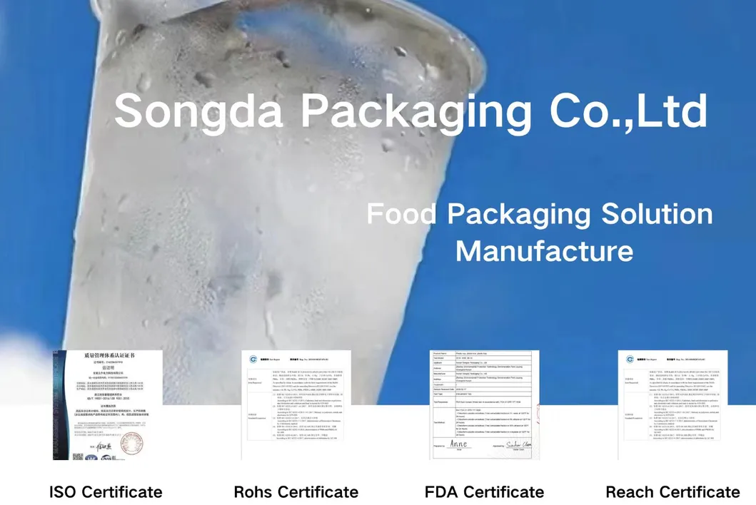 Clear Plastic Pet Ice Cup for Beverage Juice