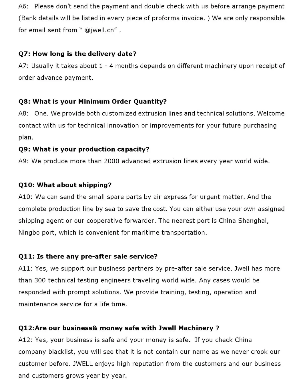 Extrusion Line Detail 7
