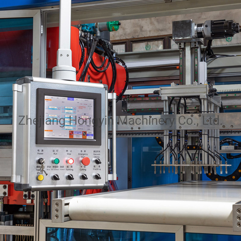 Fast Precise Forming Trimming Yogurt Lid Cover Pressure Thermoforming Machine