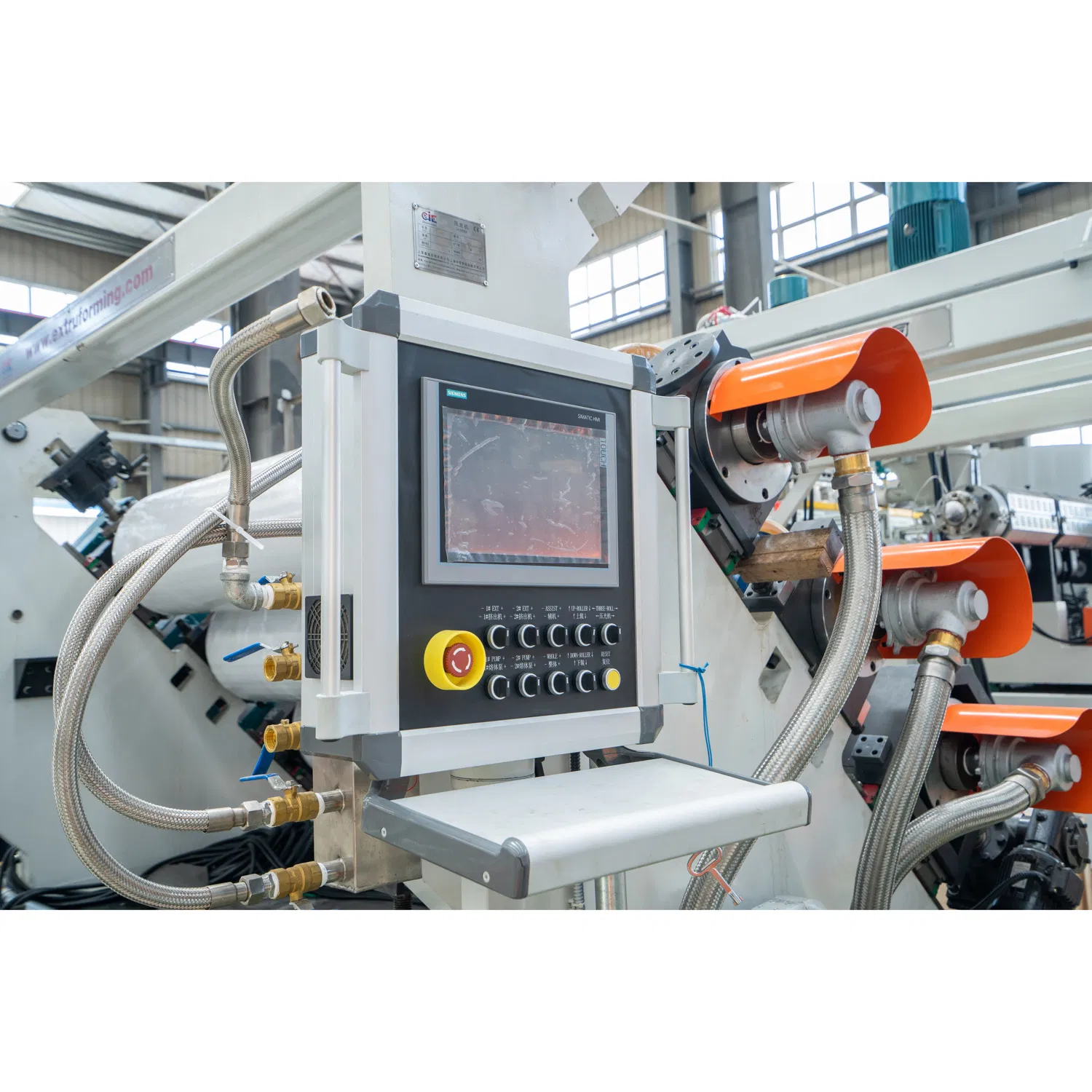 EU Standard Plastic Extruder for Pet/PLA PP PS Sheet Extrusion