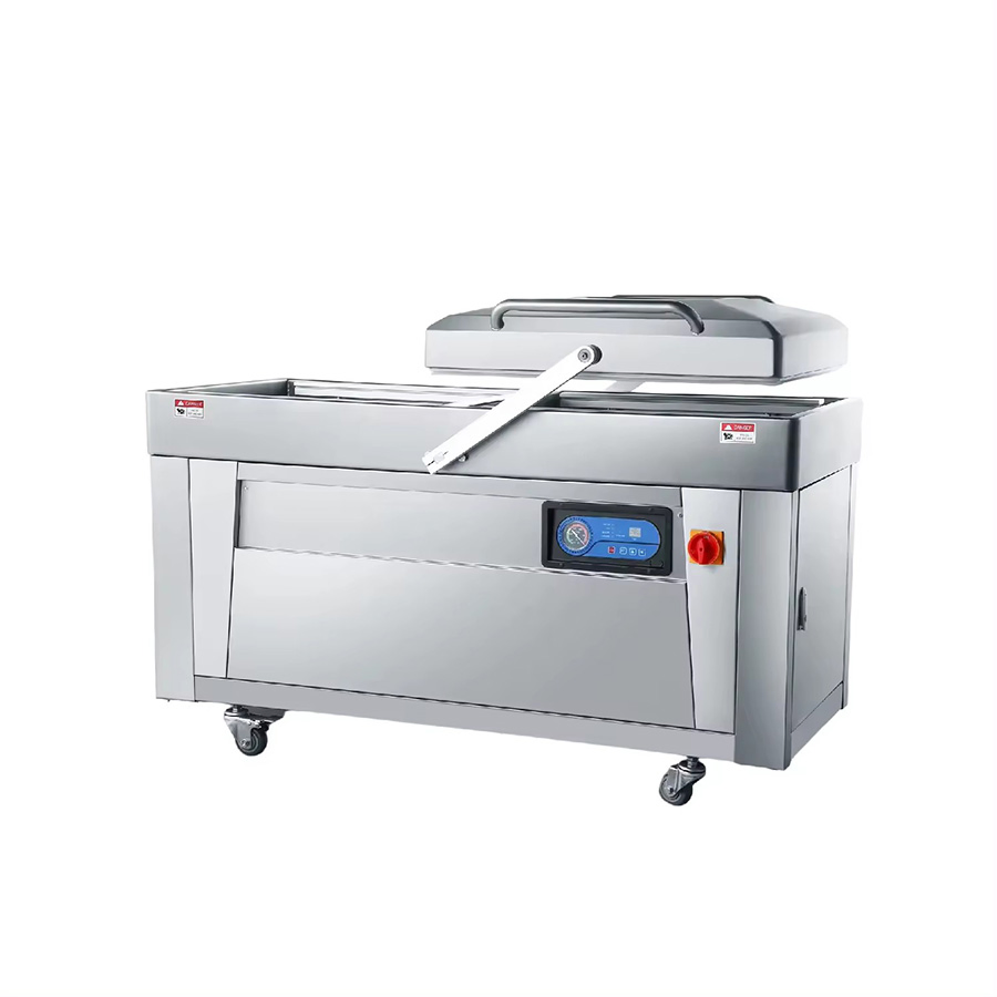 Food Preservation Automatic Vacuum Sealer Double Chamber Fruit and Vegetable Vacuum Packing Machines Thermoforming Packaging System