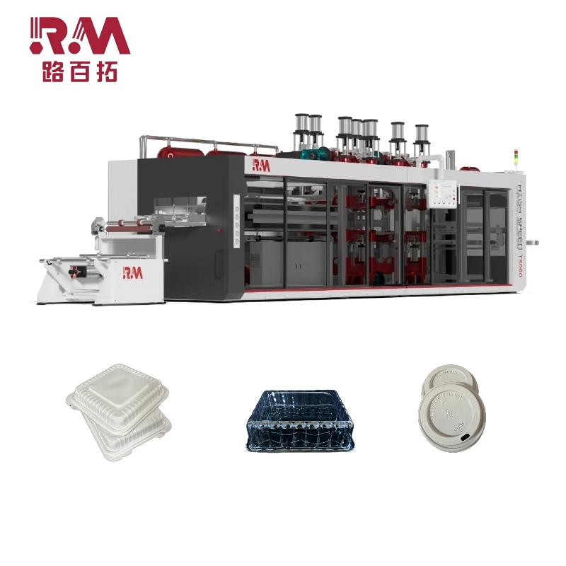 High-Efficiency Roll-Fed Thermoforming Machine for Plastic Trays, Food Boxes &amp; One-Piece Boxes
