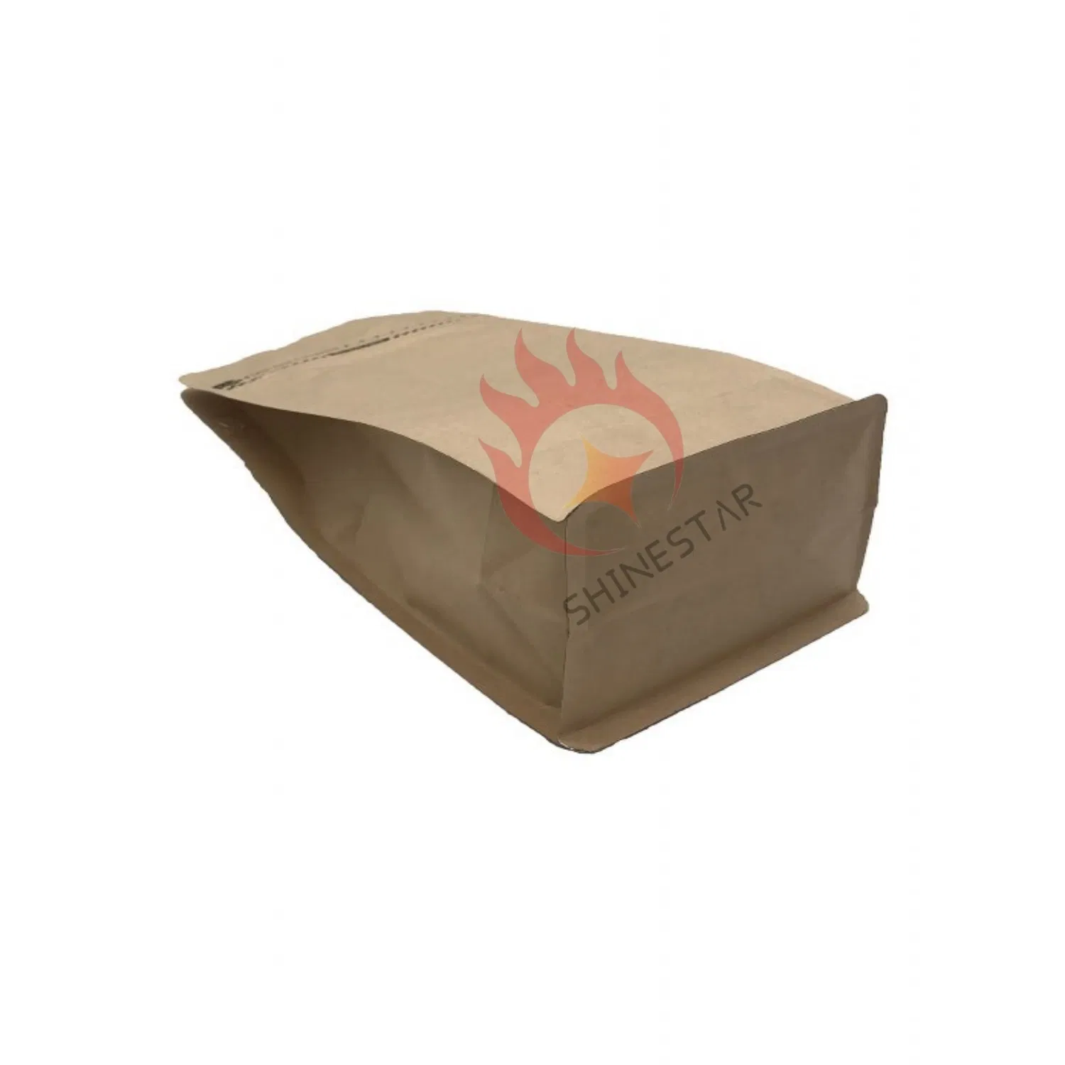 Stand-up Bag/Coffee Food Packaging/Kraft Paper Packaging Bags Shs-28 Kraft Metallized Flat Bottom Pouches Bag