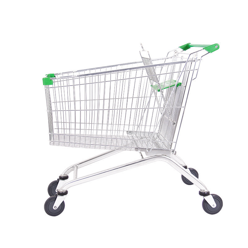 Hot Sale Asia Style 60L-240L Supermarket Trolley Cart Shopping Cart Steel Customized