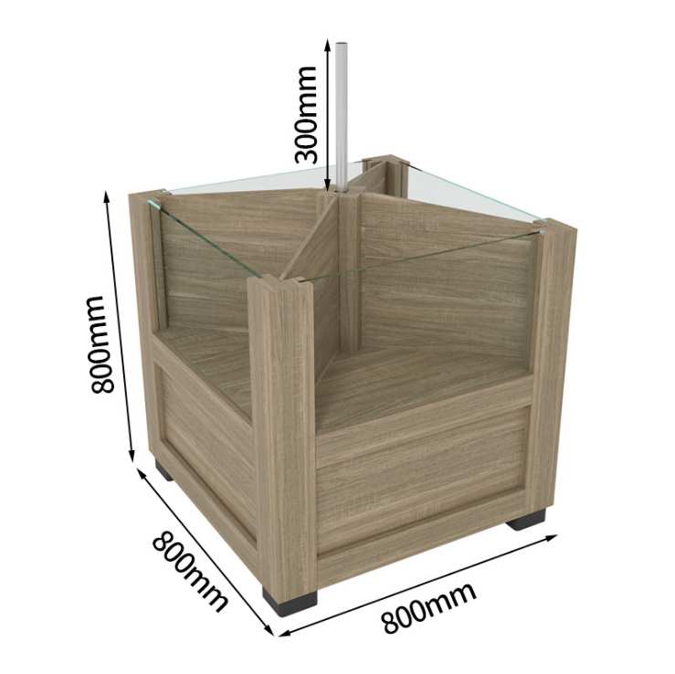 Wooden Retail Shelf Wooden Retail Shelf Snack Shelf Steel and Wood Cargo Rack