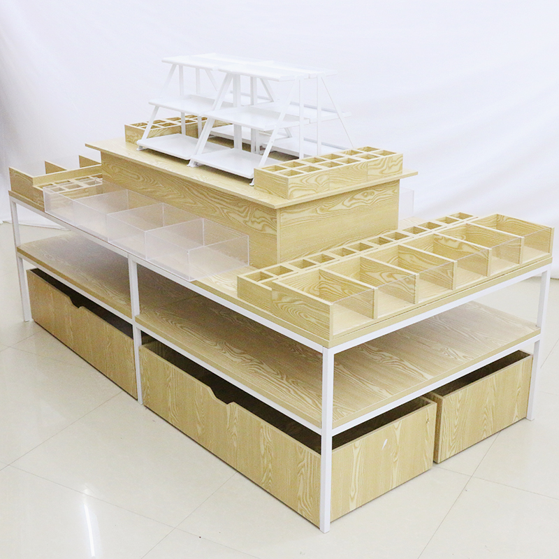 Yiwu Hotter 2019 Fashion Water Table Free Combination Wooden Display Shelf