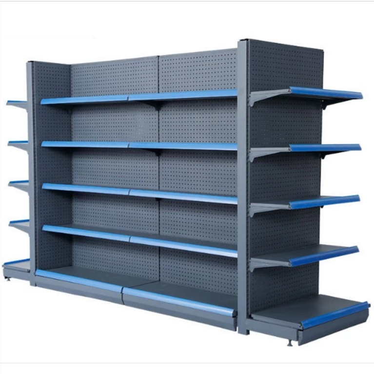 Cheapest Factory Price Double Sides Gondola Shelving Heavy Duty Good Quality Supermarket Shelf