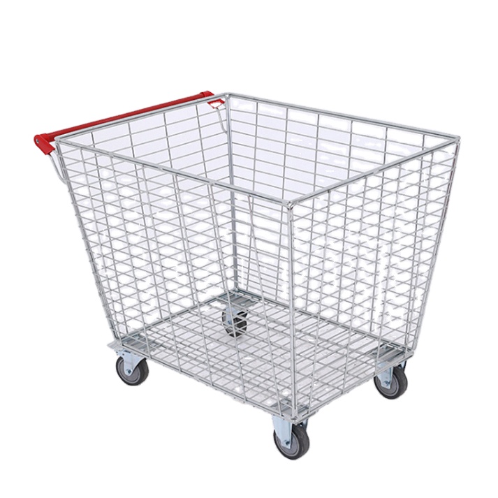 Supermarket Warehouse Groothandel Great Volume Winkelen Roll Cage Trolley Cart