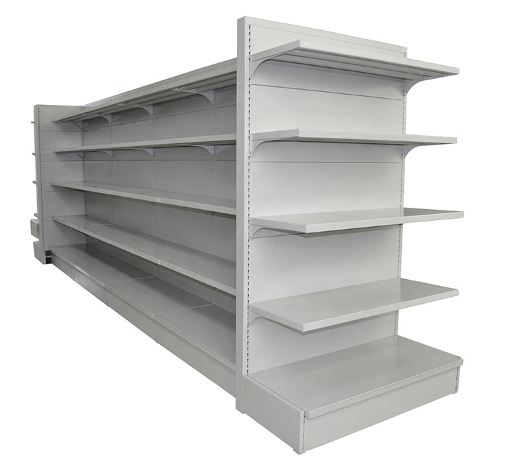 Manufacturer Display Rack 5 Layers Metallic Supermarket Equipment Gondola Supermarket Shelf