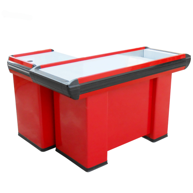 Newest Sale Supermarket Cashier Table Grocery Table Supermarket Checkout Counter