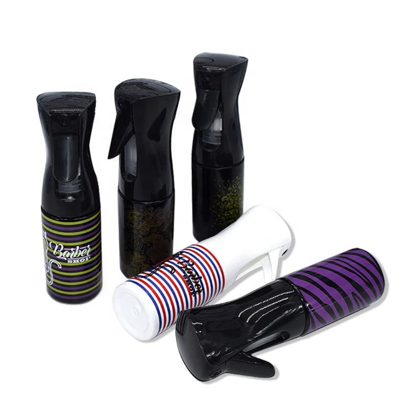 Ferramentas de Corte de Cabelo DIY para Barbeiros, Frascos de Spray de Névoa Fina para Cabelo Cacheado, Plástico Contínuo, Ferramentas e Acessórios de Barbeiro