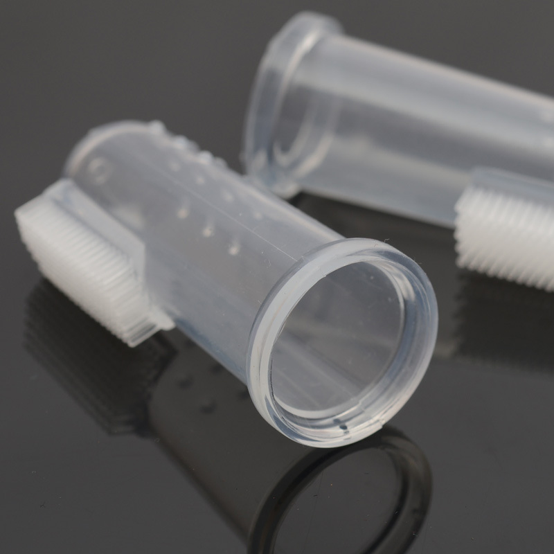 Escova de Dente de Silicone para Cães, Escova Transparente para Cuidados Dentários, Venda por Atacado