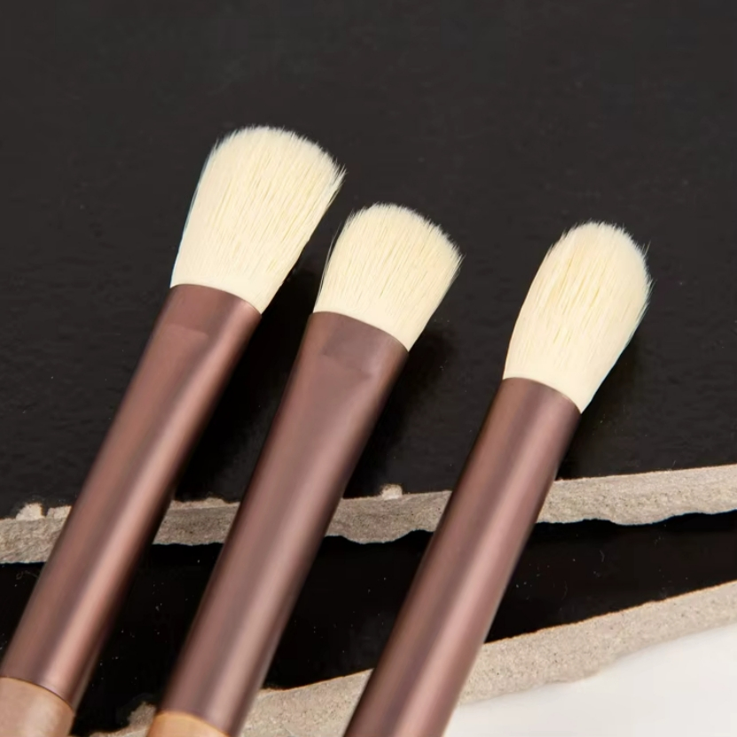 Conjunto de Pincéis de Maquiagem Profissional 12PCS Corretivo para o Rosto Sombra de Olhos Base Pó
