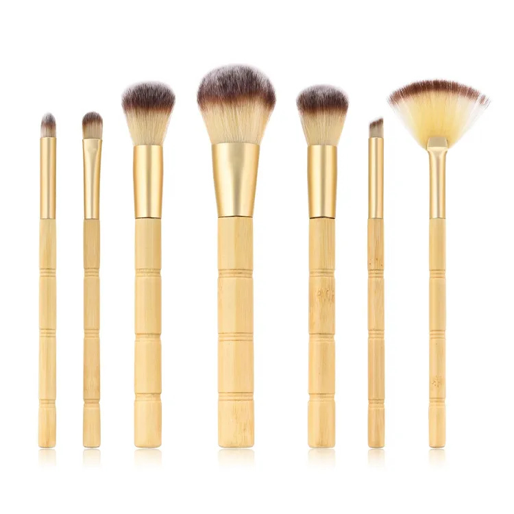 Pincéis de Maquiagem de Bambu