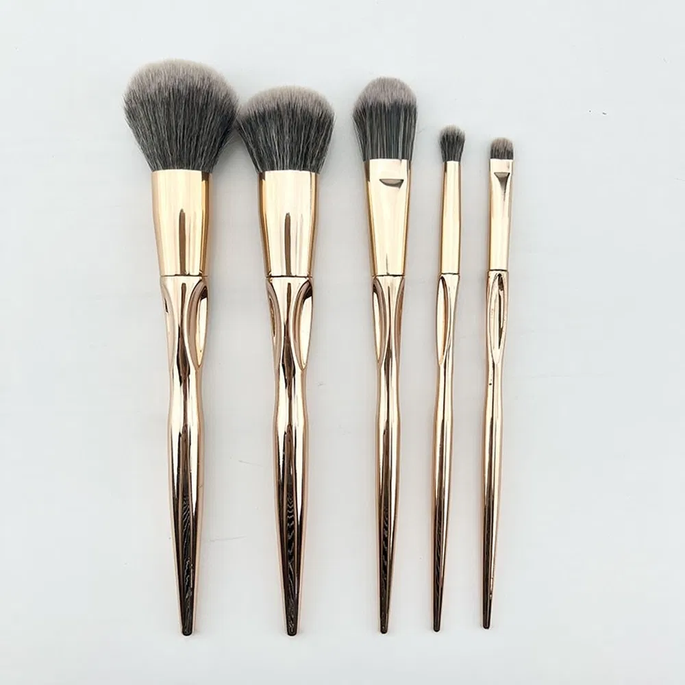 Pincel de Fundação Cosmética Atacadista Efeito Suave Natural Pincel de Maquiagem de Cerdas Naturais