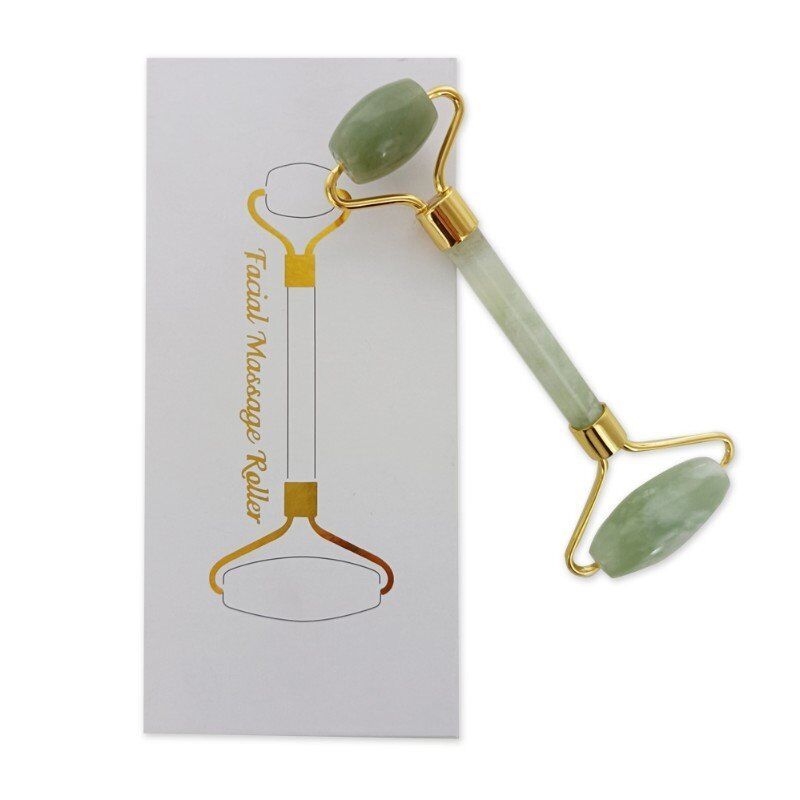 Rolo de Jade para Massagem Facial Ferramentas Profissionais de Cuidados de Beleza
