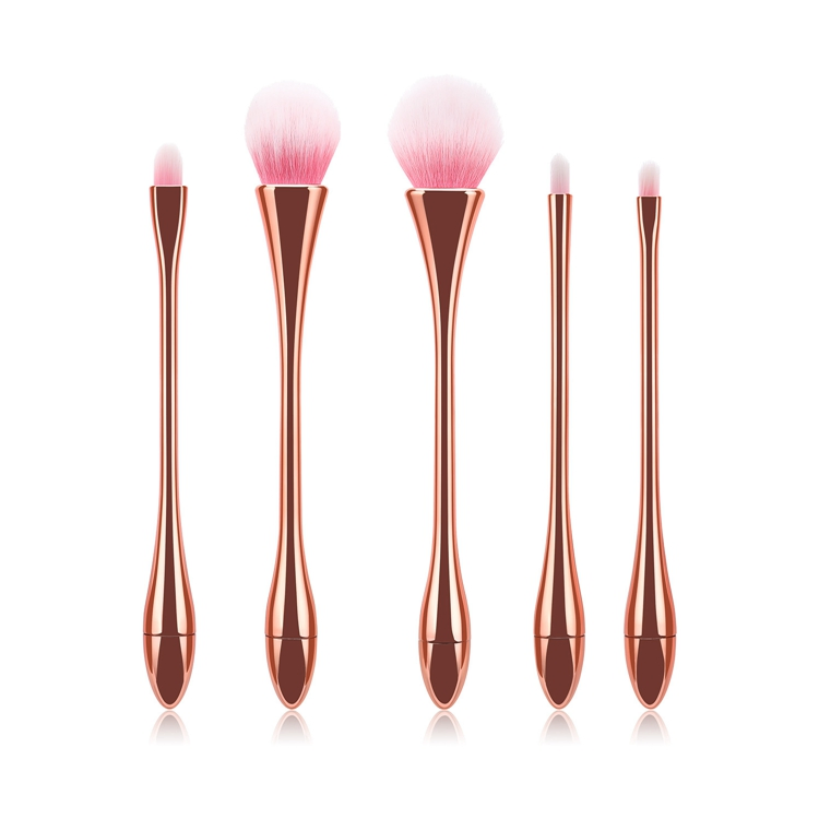 Pincel de Maquiagem de Cintura Fina Fábrica de Cosméticos Beleza Cosméticos Maquiagem de Luxo 5 PCS Pincéis de Maquiagem Ecológicos