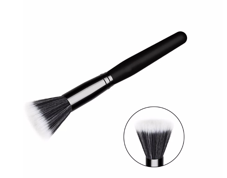 Conjunto de Pincéis de Contorno Facial em Pó Mineral de Fibra de Alta Qualidade Ferramentas de Maquiagem Cosmética Pincéis de Cabelo Sintético