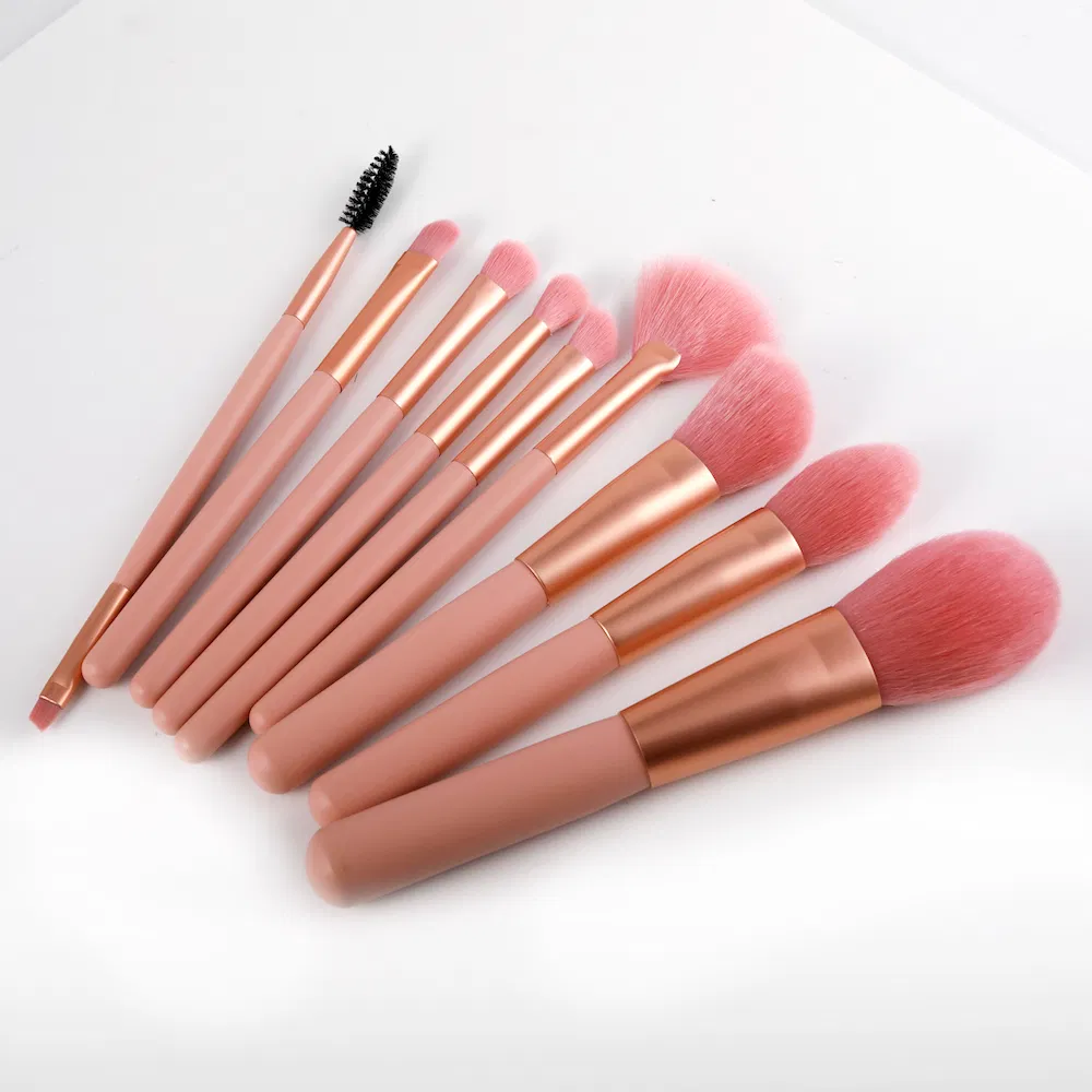 Venda por atacado dos melhores conjuntos de pincéis de maquiagem 9PCS