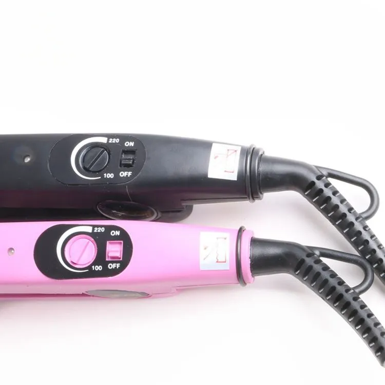 Ferro de Fusão para Extensões de Cabelo Profissional, Conector de Calor Loof, Ferramenta de Derretimento para Extensões