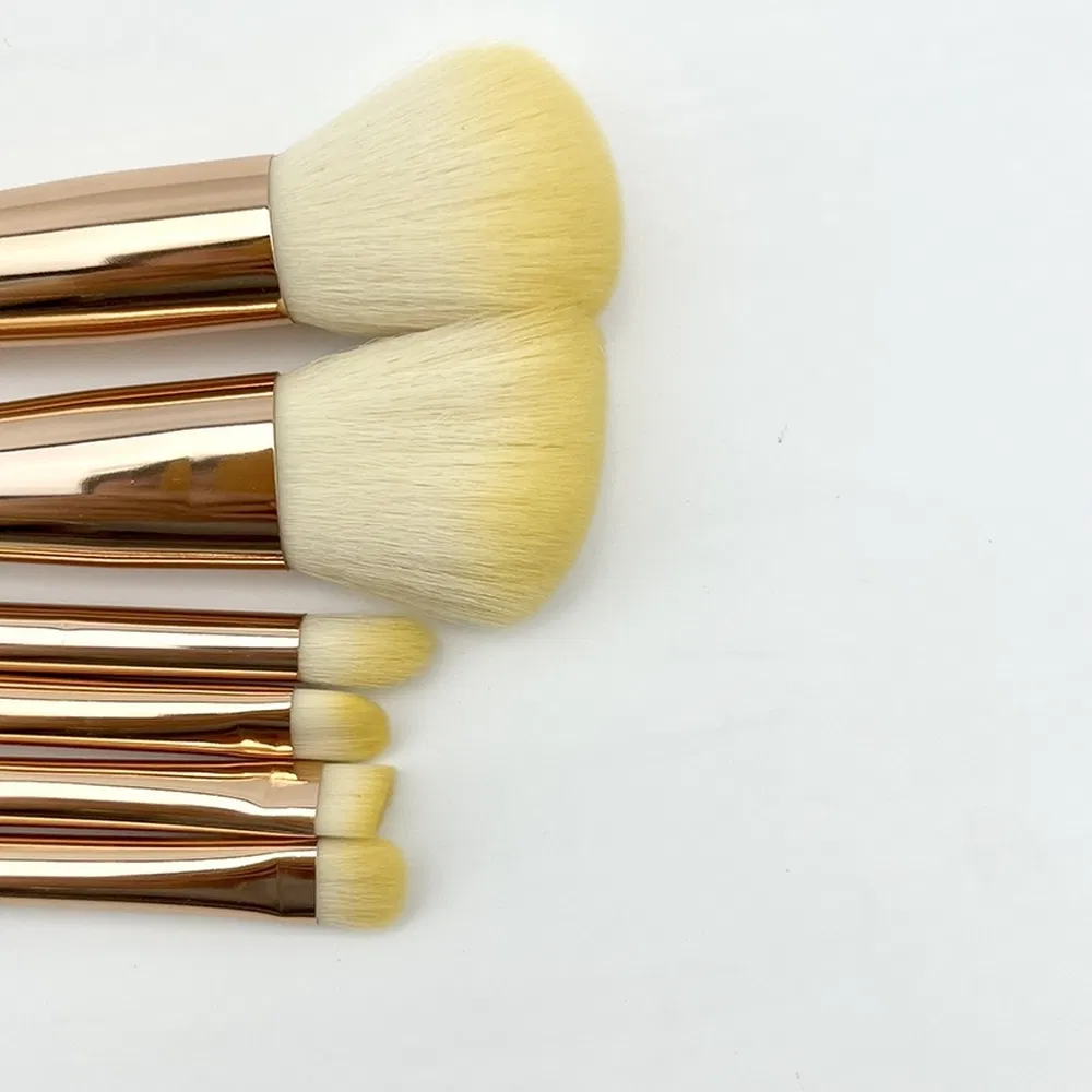 Kit de Ferramentas de Pincéis Cosméticos Fabricação Embalagem Ecológica Pincéis de Maquiagem Veganos