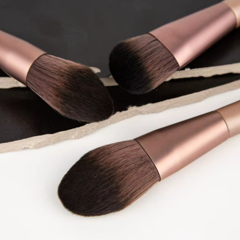 Conjunto de Pincéis de Maquiagem Profissional 12PCS Corretivo para o Rosto Sombra de Olhos Base Pó