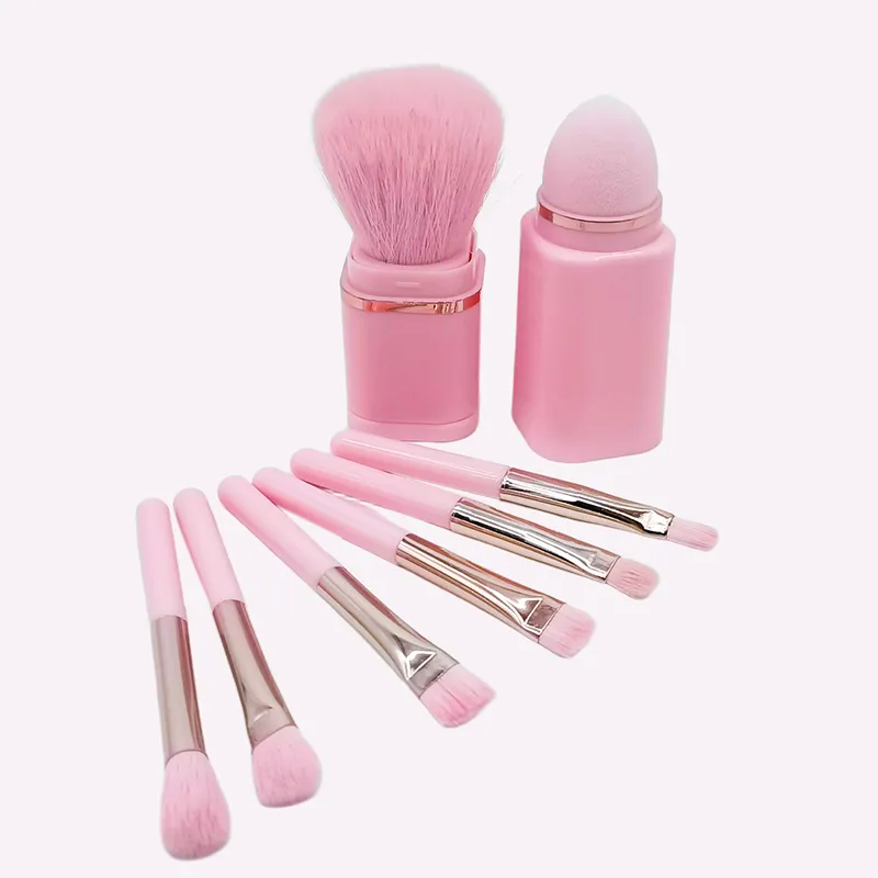 Conjunto de Pincéis Cosméticos Premium com Tamanhos Diferentes para Várias Etapas da Maquiagem